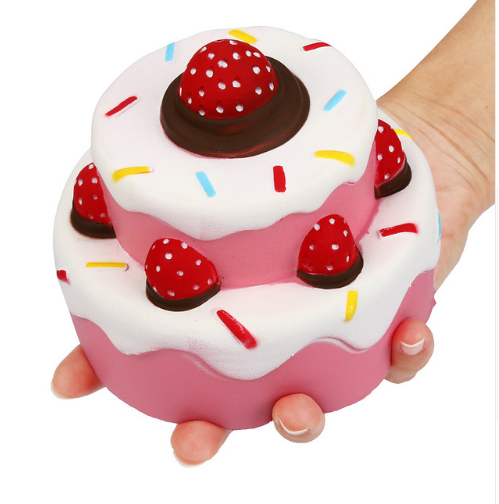 Strawberry Cake Squishy Toy – Scented