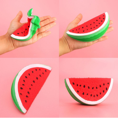 Watermelon Slice Squishy Toy