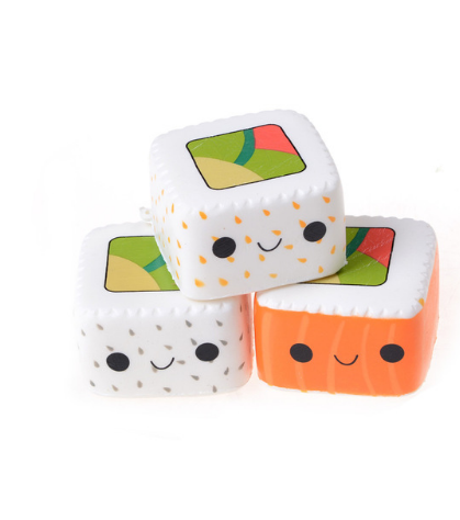 Slow-Rising Sushi Squishy Toy